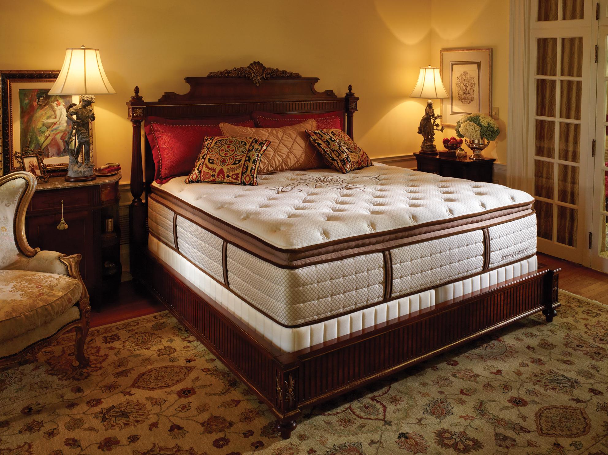 Stearns & Foster Lux Estate 2012 Queen Luxury Firm Euro Pillow Top